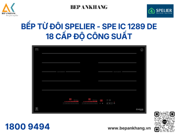 Bếp từ đôi Spelier - SPE IC 1289 DE - 18 cấp độ công suất - Made in Germany